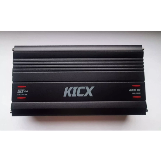 KICX ST D4 – Kompaktowy 4-kanałowy wzmacniacz klasy D do systemów Car Audio